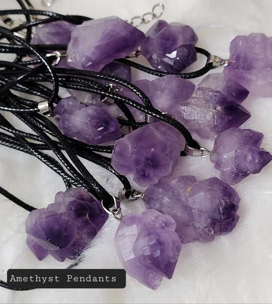 Amethyst Cluster Necklaces