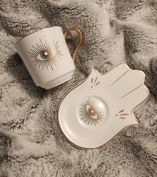 Evil Eye Tea Cup Set