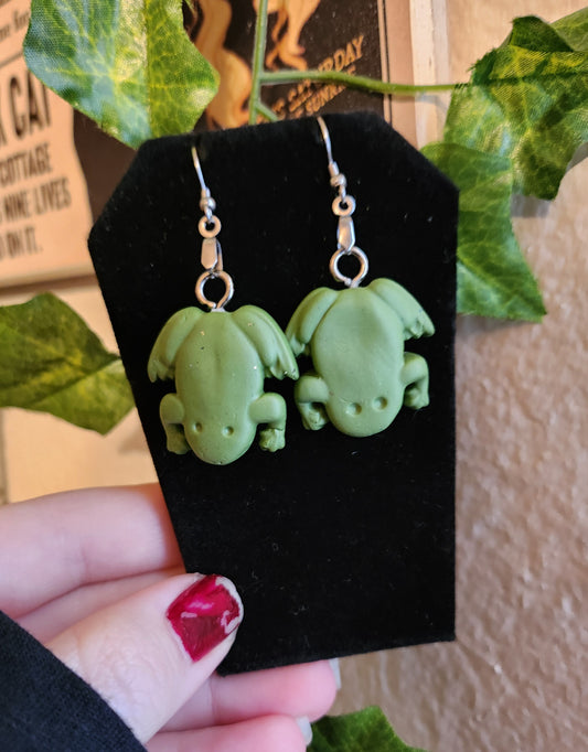 Frog & Crow Earrings/Keychains