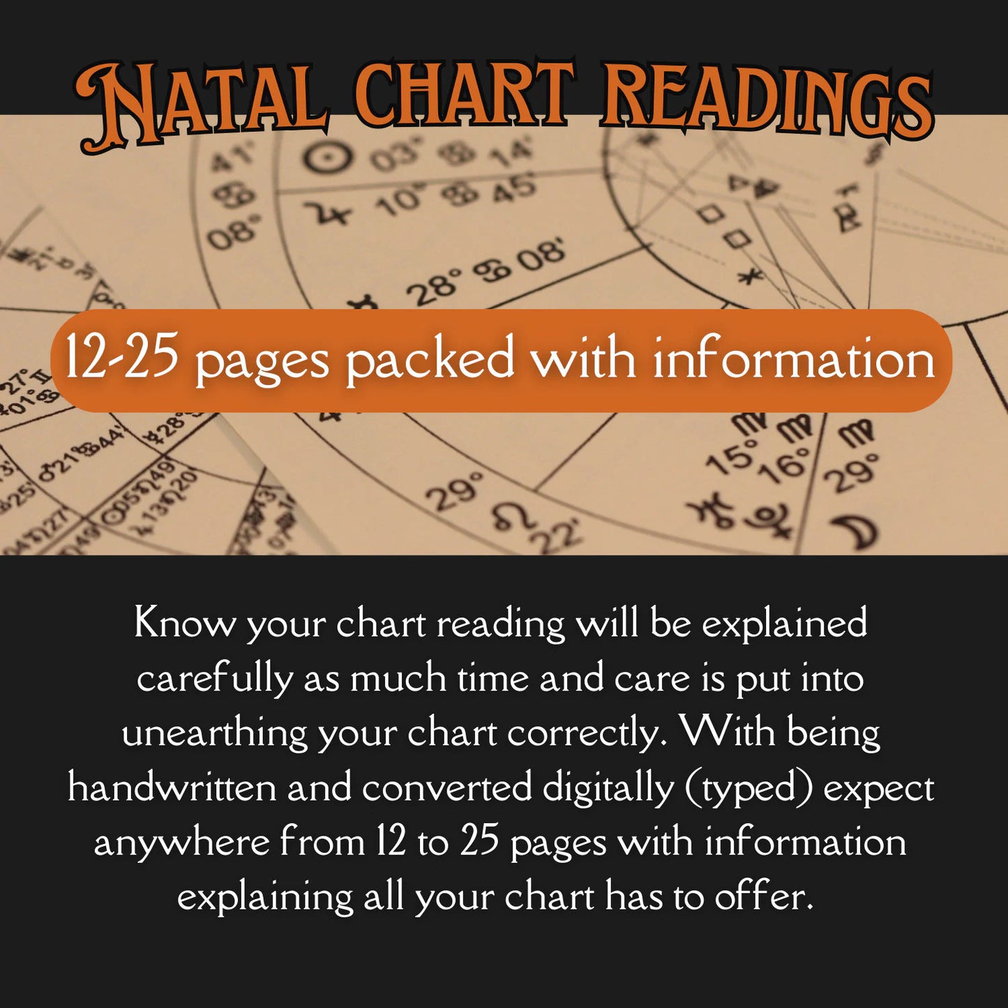Natal birth chart readings