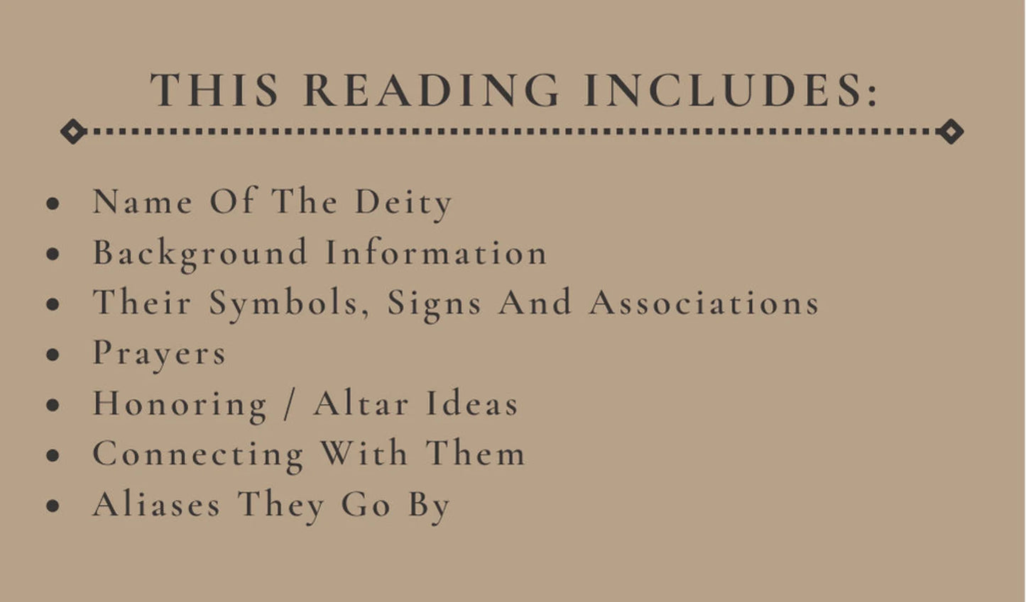 Deity Readings